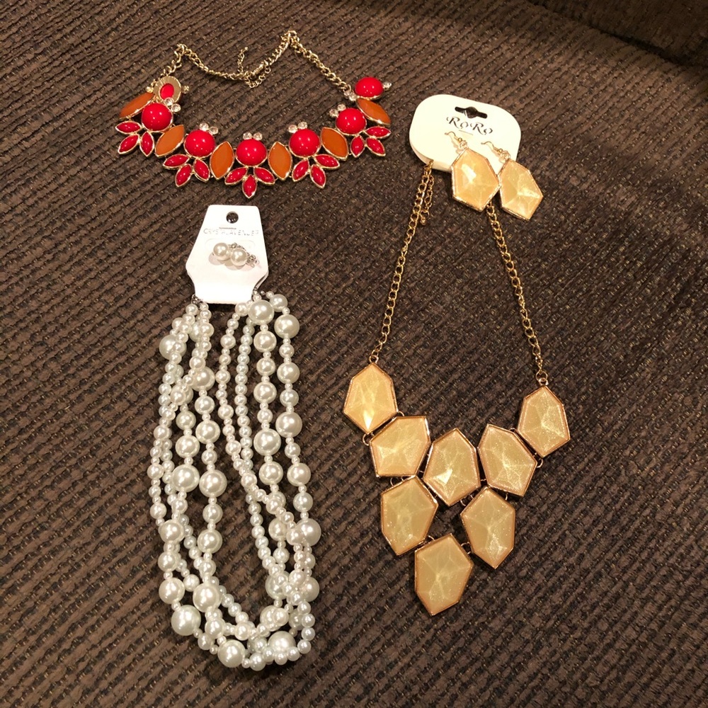 3 necklaces